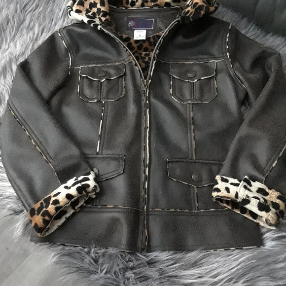 Dollhouse Front Zipper Jacket Girl Size M - Picture 6 of 7